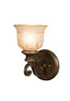 Crystorama Norwalk 1 Light Bronze Umber Sconce