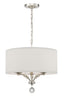 Crystorama Mirage 3 Light Polished Nickel Chandelier