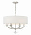 Crystorama Mirage 6 Light Polished Nickel Chandelier