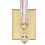 Crystorama Paxton 1 Light Aged Brass Sconce