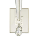 Crystorama Paxton 1 Light Polished Nickel Sconce