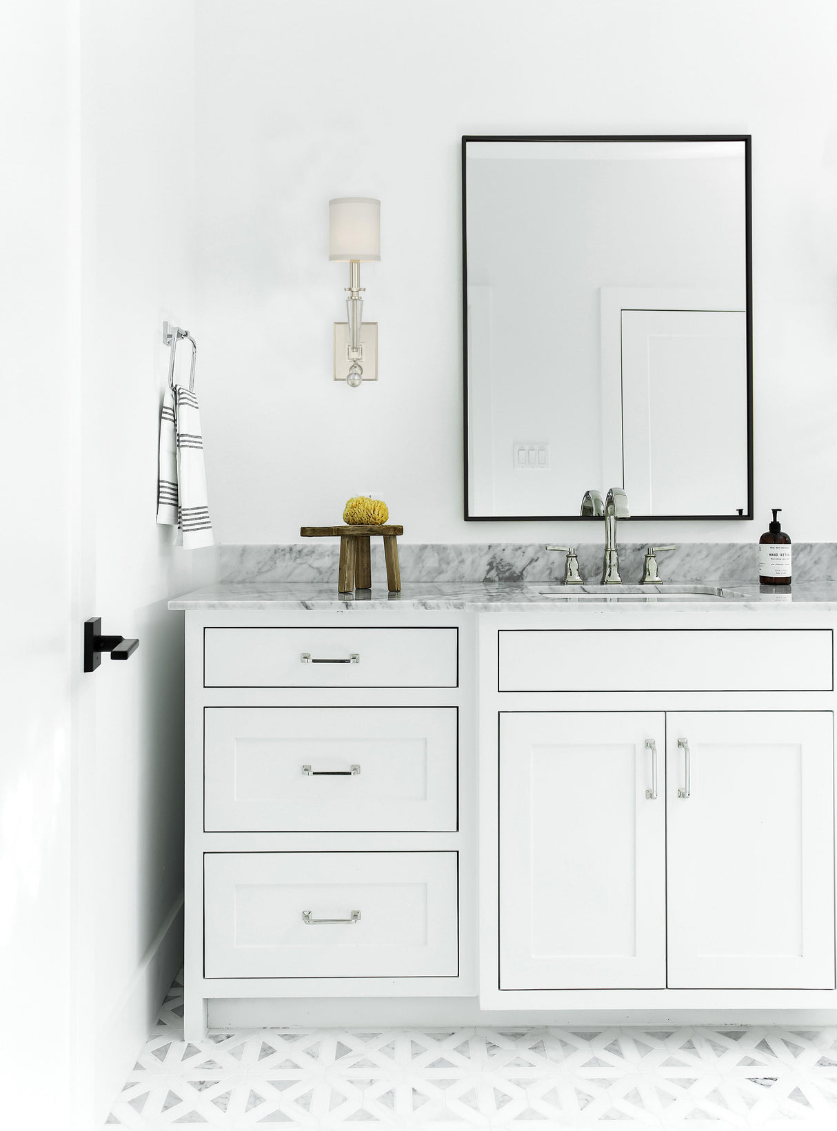 Crystorama Paxton 1 Light Polished Nickel Sconce