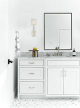 Crystorama Paxton 1 Light Polished Nickel Sconce