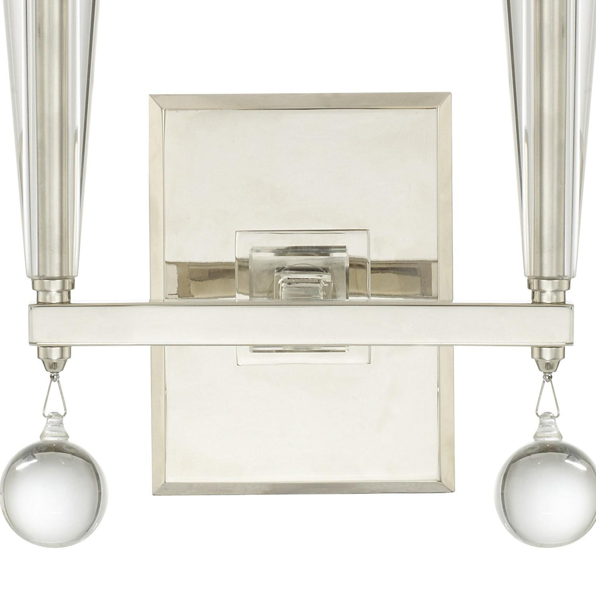 Crystorama Paxton 2 Light Polished Nickel Sconce