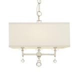 Crystorama Paxton 4 Light Polished Nickel Chandelier