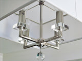 Crystorama Paxton 4 Light Polished Nickel Chandelier