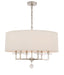 Crystorama Paxton 6 Light Polished Nickel Chandelier