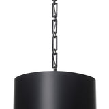 Crystorama Brian Patrick Flynn Alston 6 Light Matte Black + White Pendant