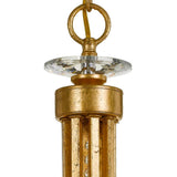 Crystorama Bridgehampton 8 Light Spectra Crystal Antique Gold Chandelier