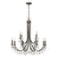 Crystorama Bridgehampton 12 Light Spectra Crystal Vibrant Bronze Chandelier