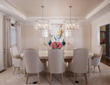 Crystorama Carson 6 Light Polished Nickel Lantern Chandelier