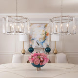 Crystorama Carson 6 Light Polished Nickel Lantern Chandelier