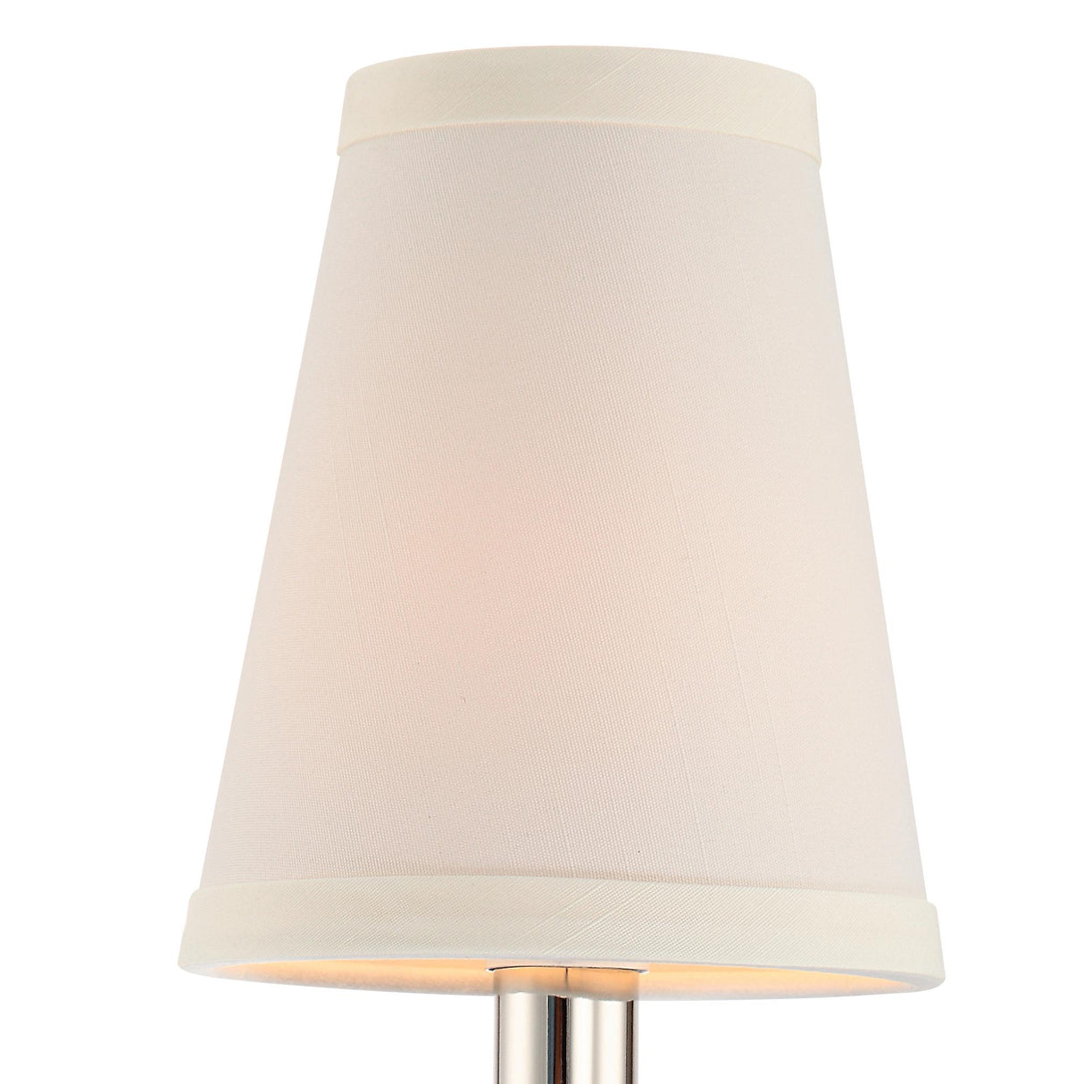 Crystorama Baxter 1 Light Polished Nickel Sconce