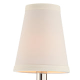 Crystorama Baxter 1 Light Polished Nickel Sconce