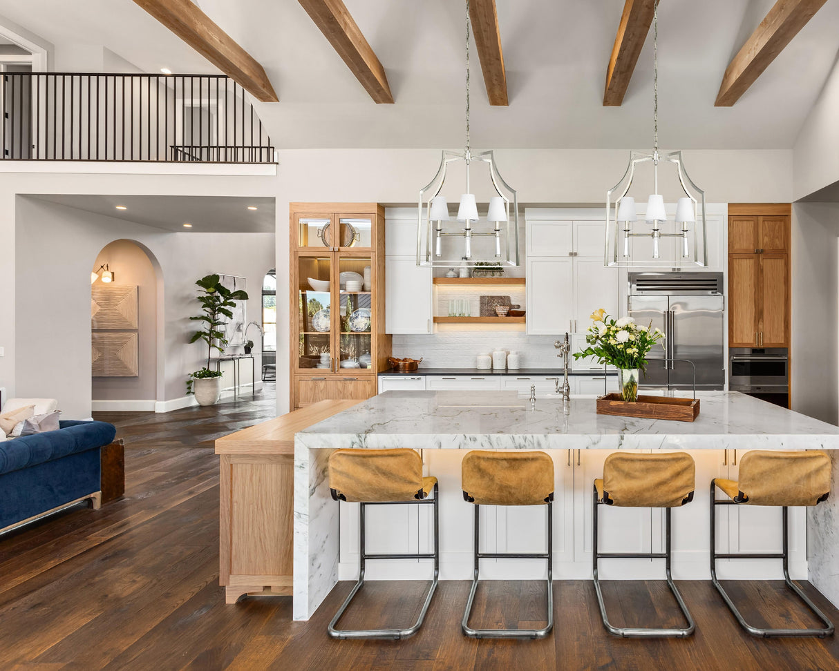 Crystorama Baxter 4 Light Polished Nickel Lantern Chandelier