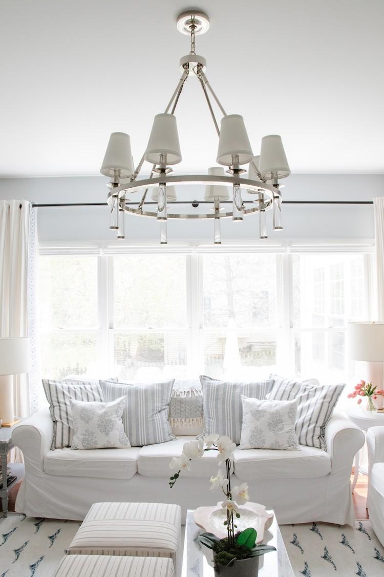 Crystorama Baxter 8 Light Polished Nickel Chandelier