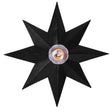 Crystorama Astro 1 Light Black Sconce