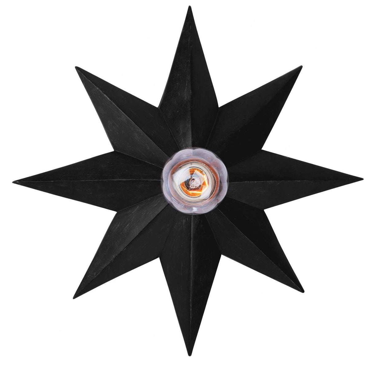 Crystorama Astro 1 Light Black Sconce