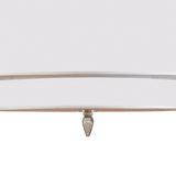 Crystorama Luxo 5 Light Satin Nickel Semi Flush Mount