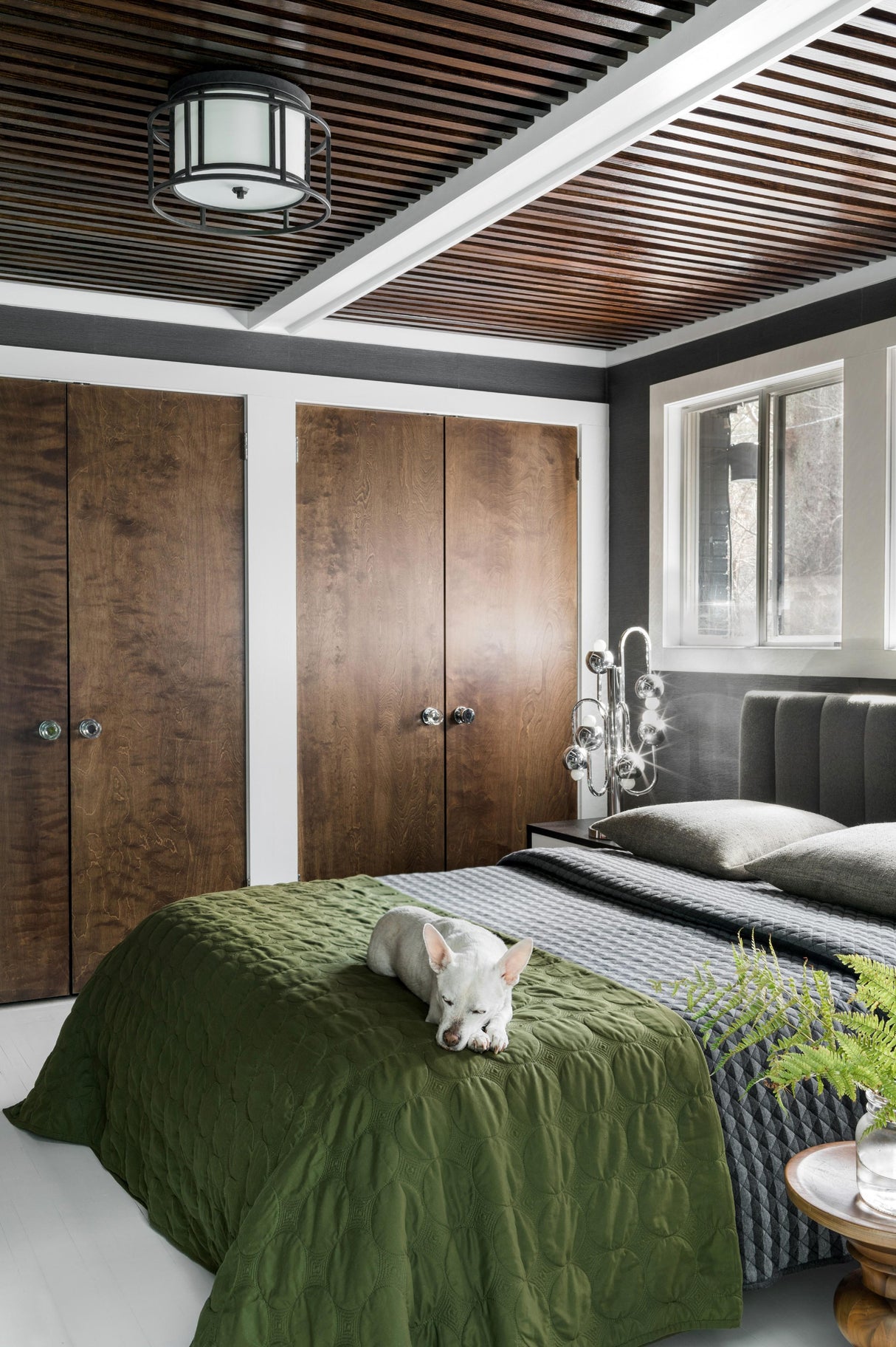 Crystorama Brian Patrick Flynn Hulton 2 Light Matte Black Flush Mount