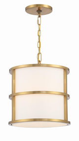 Crystorama Brian Patrick Flynn Hulton 3 Light Luxe Gold Mini Pendant