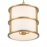 Crystorama Brian Patrick Flynn Hulton 3 Light Luxe Gold Mini Pendant