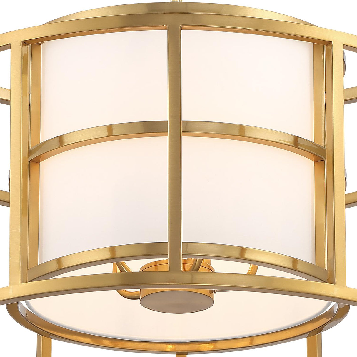 Crystorama Brian Patrick Flynn Hulton 5 Light Luxe Gold Lantern Chandelier