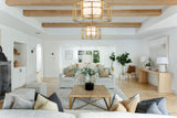 Crystorama Brian Patrick Flynn Hulton 5 Light Luxe Gold Lantern Chandelier