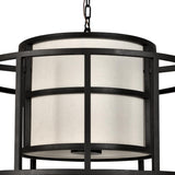 Crystorama Brian Patrick Flynn Hulton 5 Light Matte Black Lantern Chandelier