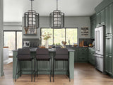 Crystorama Brian Patrick Flynn Hulton 6 Light Matte Black Lantern Chandelier