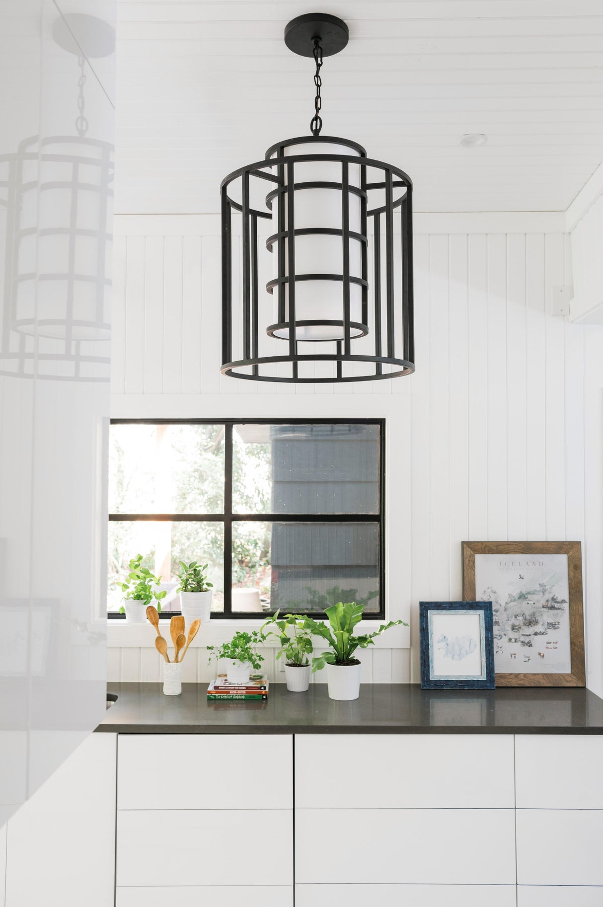 Crystorama Brian Patrick Flynn Hulton 6 Light Matte Black Lantern Chandelier