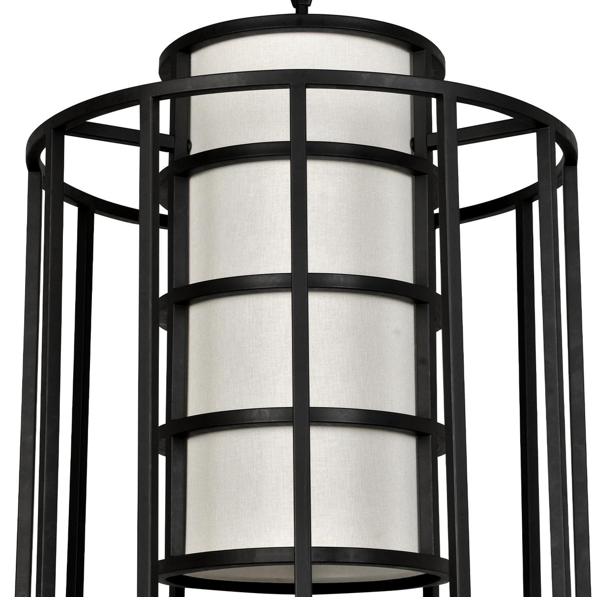 Crystorama Brian Patrick Flynn Hulton 6 Light Matte Black Lantern Chandelier