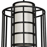 Crystorama Brian Patrick Flynn Hulton 6 Light Matte Black Lantern Chandelier
