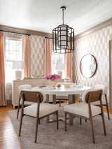 Crystorama Brian Patrick Flynn Hulton 6 Light Matte Black Lantern Chandelier