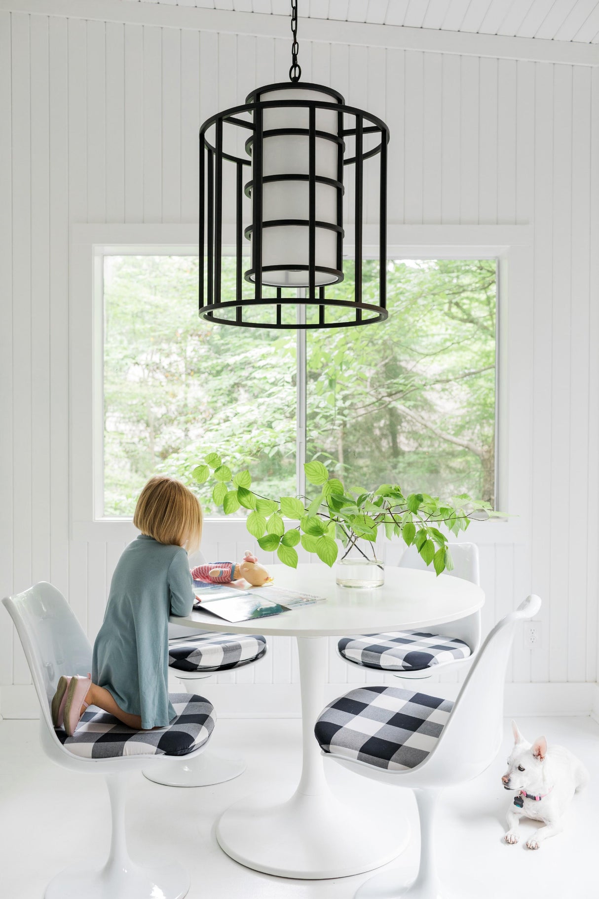 Crystorama Brian Patrick Flynn Hulton 6 Light Matte Black Lantern Chandelier