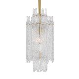 Crystorama Libby Langdon Ackerly 1 Light Aged Brass Pendant