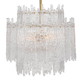 Crystorama Libby Langdon Ackerly 8 Light Aged Brass Chandelier