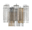 Crystorama Addis 2 Light Polished Chrome Sconce