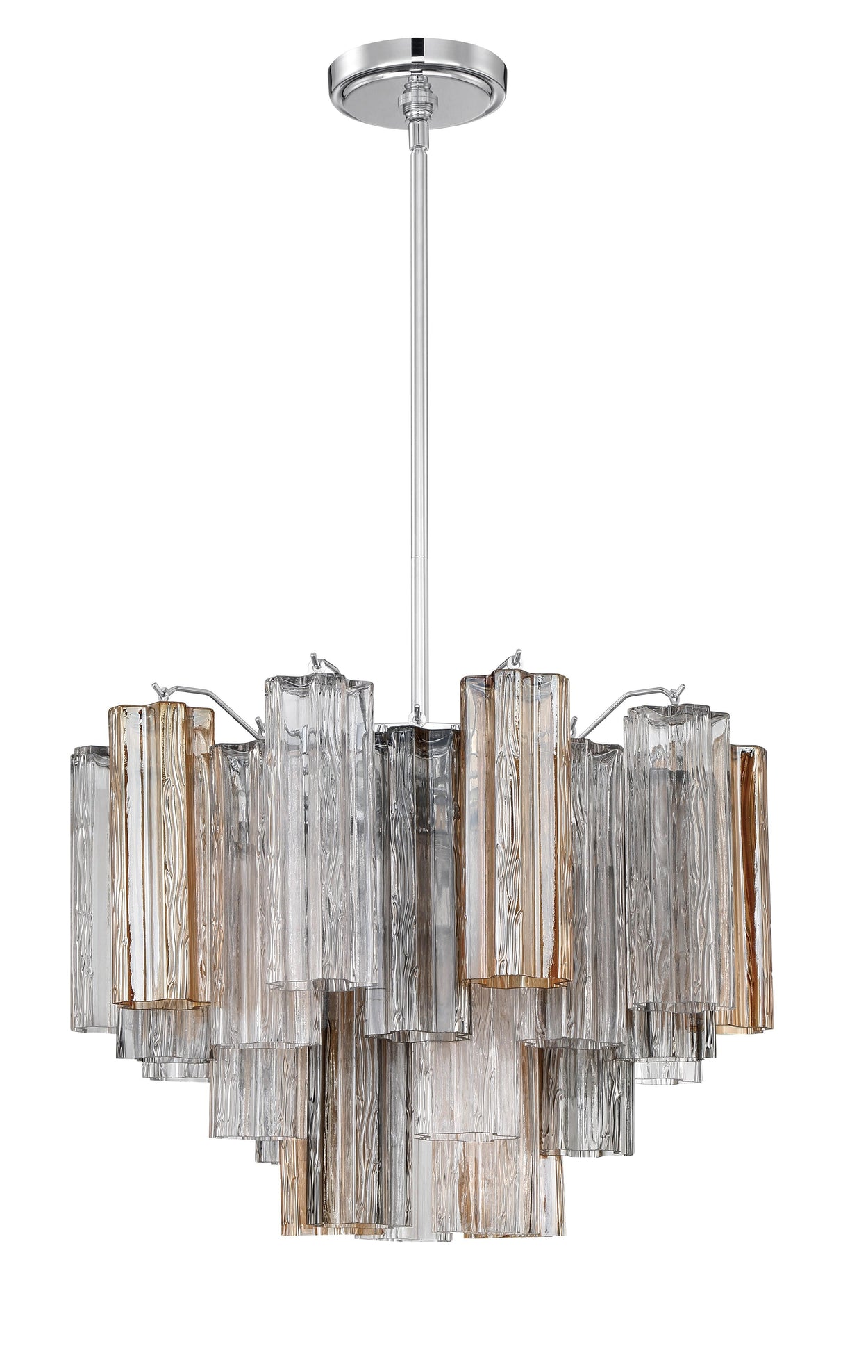 Crystorama Addis 6 Light Polished Chrome Chandelier