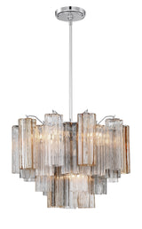 Crystorama Addis 6 Light Polished Chrome Chandelier