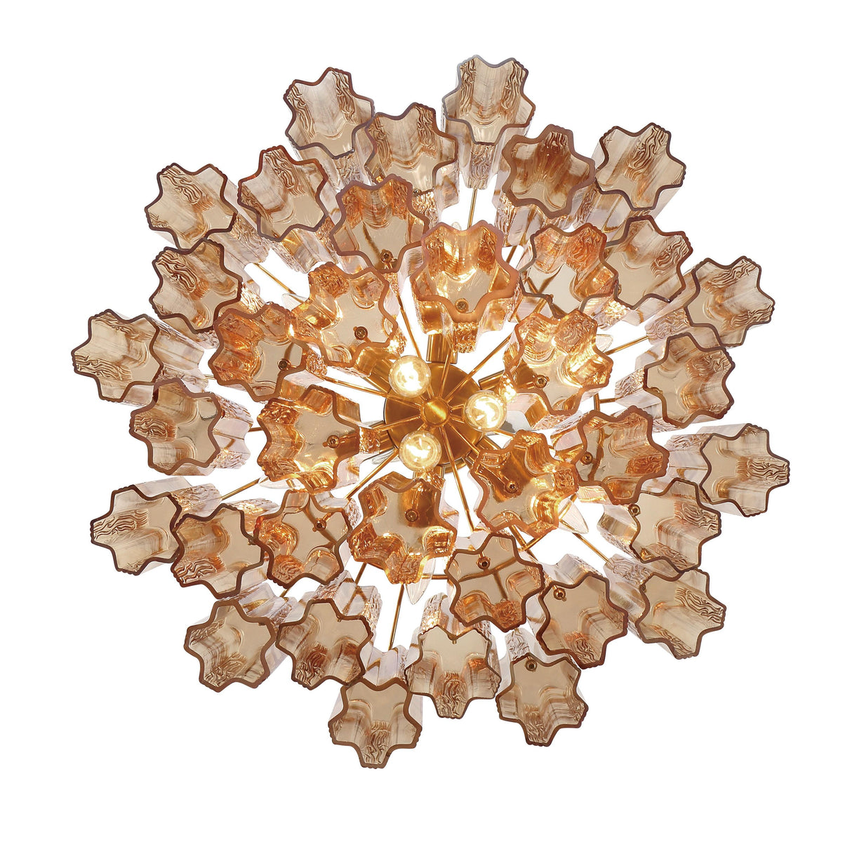 Crystorama Addis 9 Light Aged Brass Chandelier