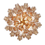 Crystorama Addis 9 Light Aged Brass Chandelier