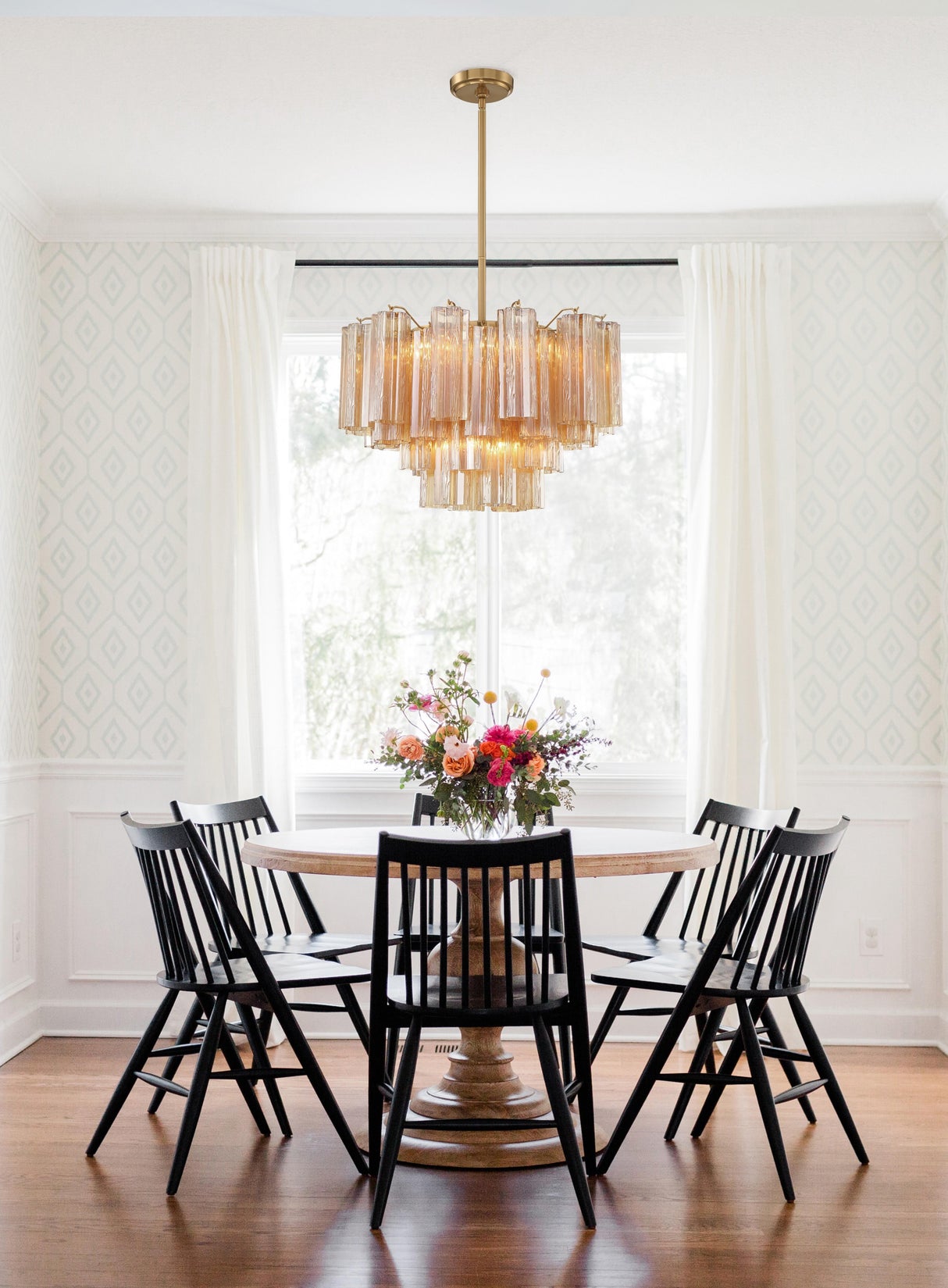 Crystorama Addis 9 Light Aged Brass Chandelier