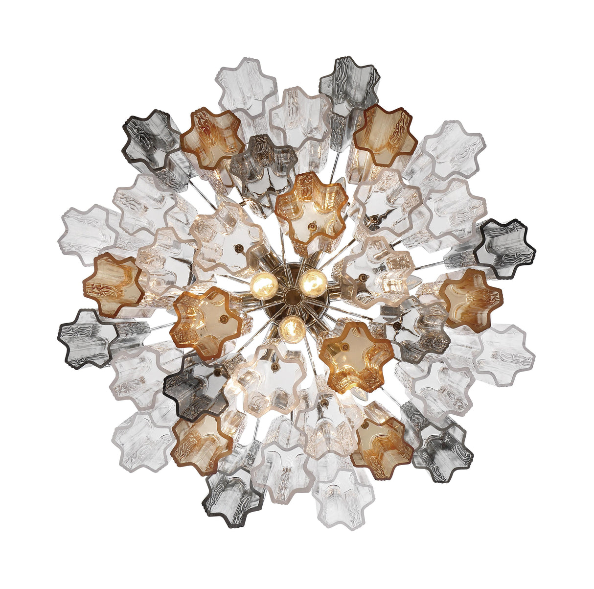Crystorama Addis 9 Light Polished Chrome Chandelier
