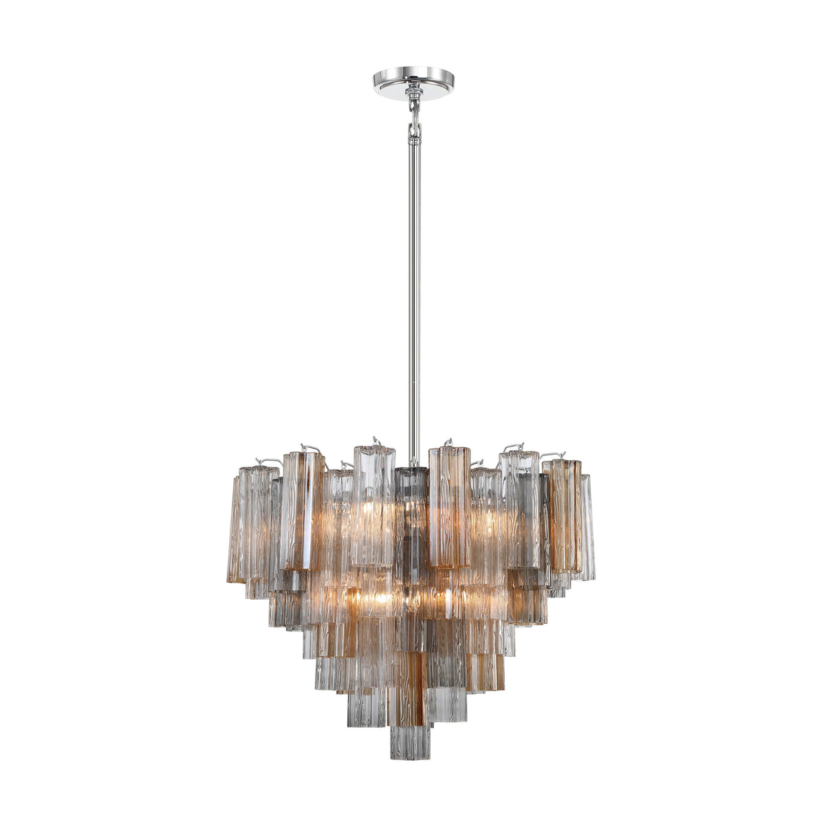 Crystorama Addis 12 Light Polished Chrome Chandelier