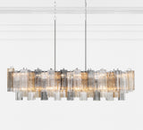 Crystorama Addis 14 Light Polished Chrome Linear Chandelier