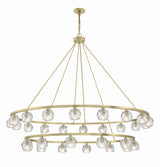 Crystorama Aragon 30 Light LED Soft Brass Chandelier