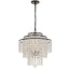 Crystorama Arielle 4 Light Dark Bronze Chandelier
