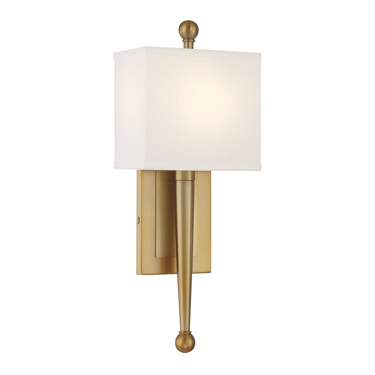 Crystorama Ardson 1 Light Vibrant Gold Sconce