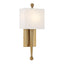 Crystorama Ardson 1 Light Vibrant Gold Sconce